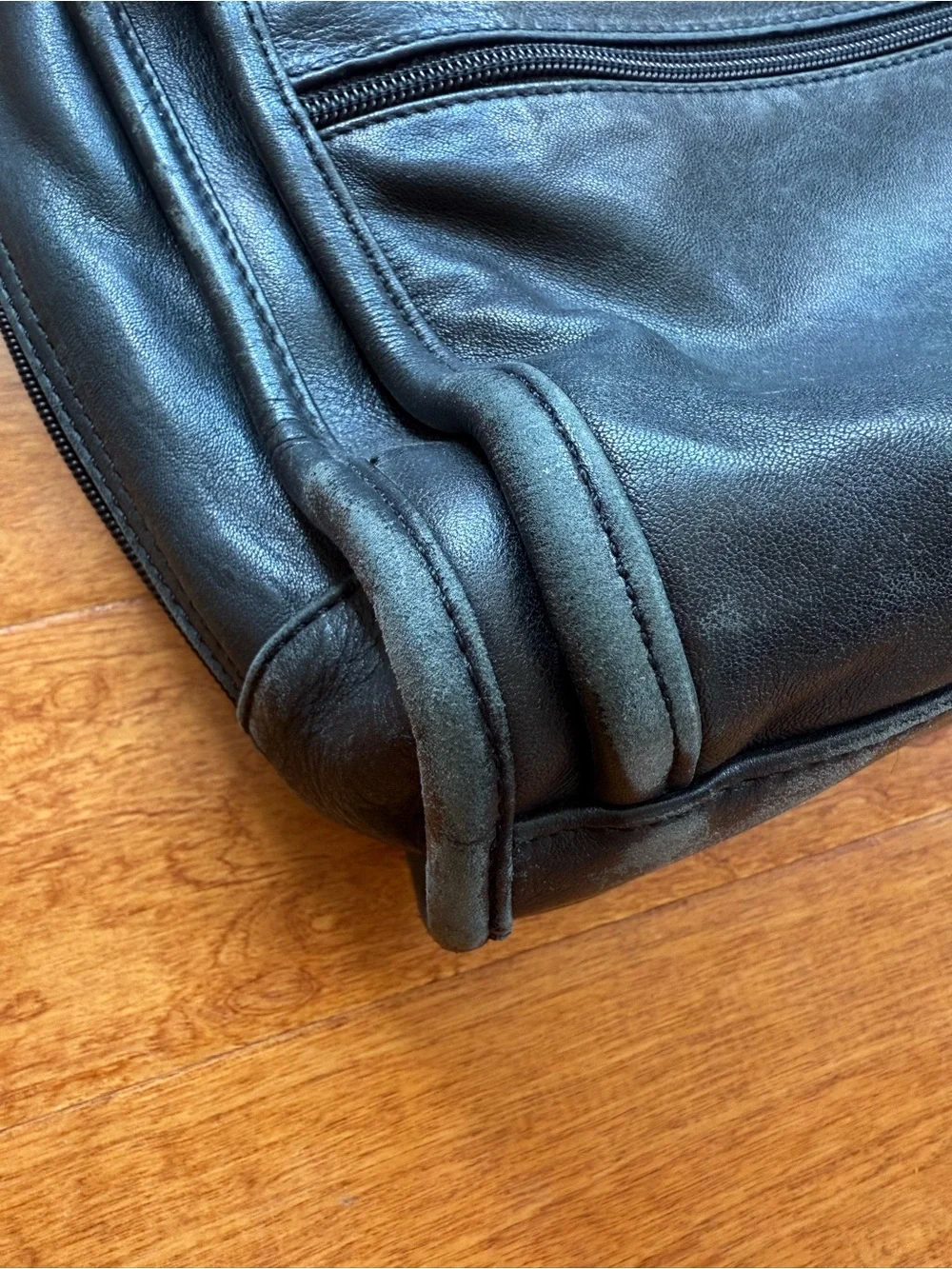 Tumi Alpha Black Napa Leather Briefcase Rare Vintage Piece Great Patina Attaché